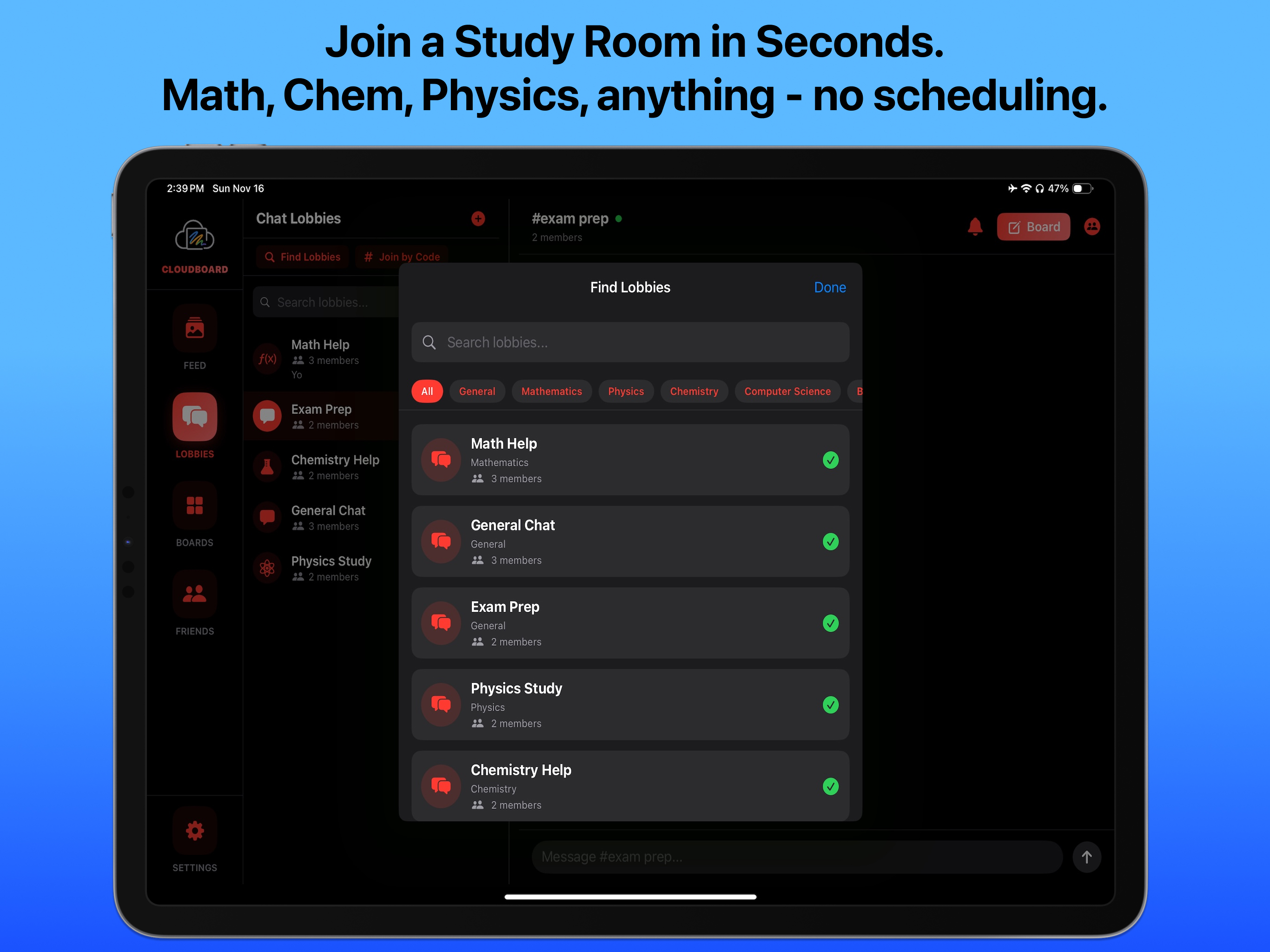 Live Collaborative Whiteboards